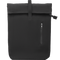 Rolltop Laptop Backpack in Recycled Cotton_BLACK_front
