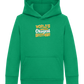 World's Okayest Brother Design - Comfort Kids Hoodie_MEADOW GREEN_front