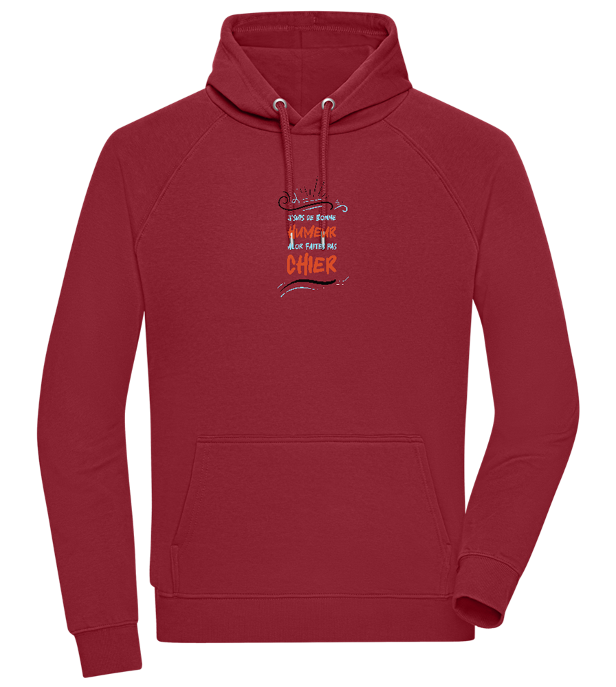 Good Mood Design - Comfort unisex hoodie_BORDEAUX_front