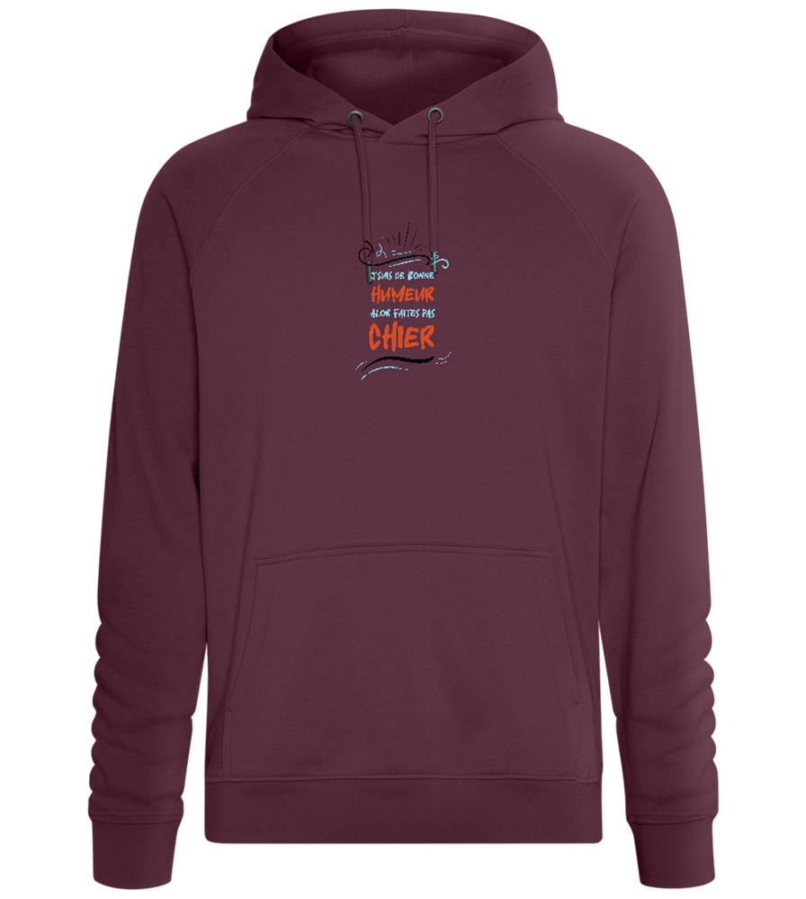 Good Mood Design - Comfort unisex hoodie_BORDEAUX_front