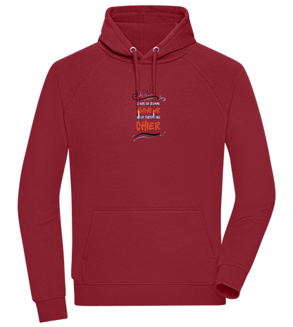 Good Mood Design - Comfort unisex hoodie_BORDEAUX_front