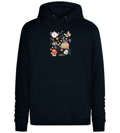 Autumn Vibes Design - Premium unisex hoodie_BLACK_front