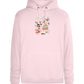 Autumn Vibes Design - Premium unisex hoodie_LIGHT PEACH ROSE_front