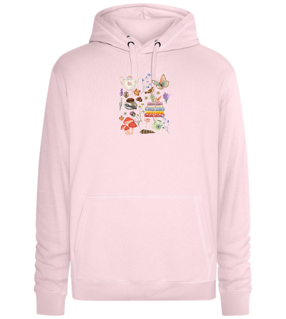 Autumn Vibes Design - Premium unisex hoodie_LIGHT PEACH ROSE_front