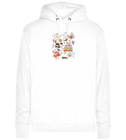 Autumn Vibes Design - Premium unisex hoodie_WHITE_front