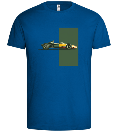 Retro F1 Design - Premium men's t-shirt_ROYAL_front