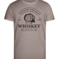 Scotch Whiskey Barrell Design - Premium men's close fitting t-shirt_CHARCOAL CHIN_front