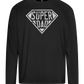 Super Dad 2 Design - Premium men's long sleeve t-shirt_DEEP BLACK_front