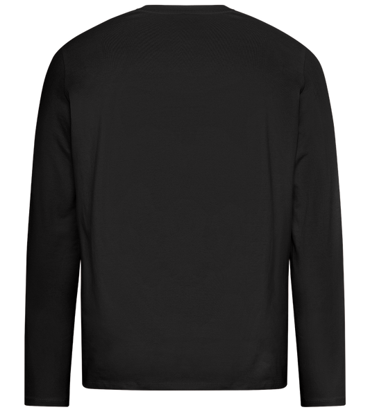 Super Dad 2 Design - Premium men's long sleeve t-shirt_DEEP BLACK_back