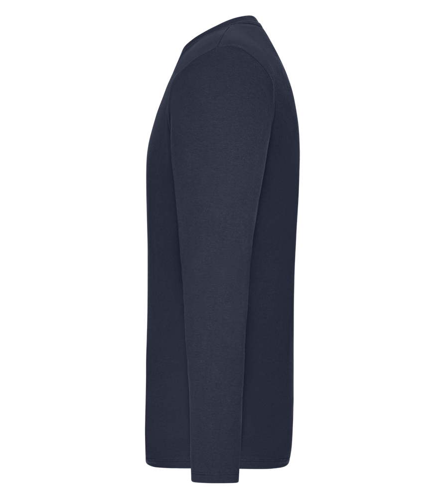 Super Dad 2 Design - Premium men's long sleeve t-shirt_FRENCH NAVY_left