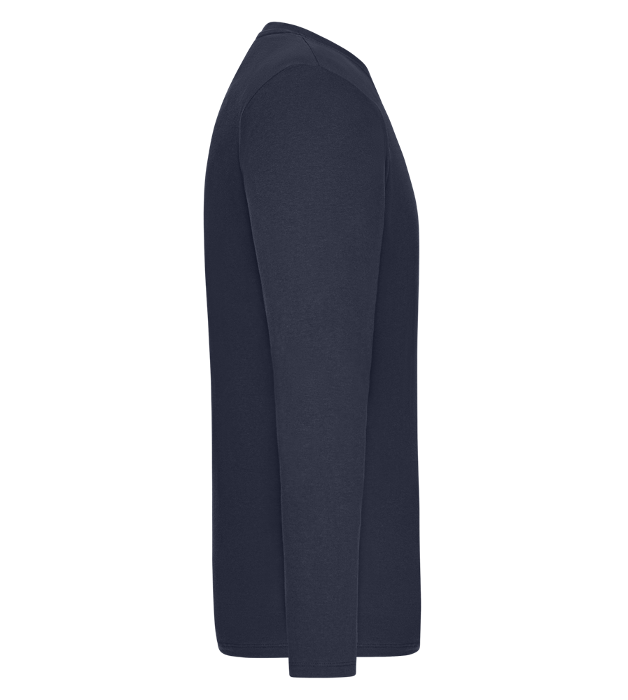 Super Dad 2 Design - Premium men's long sleeve t-shirt_FRENCH NAVY_right