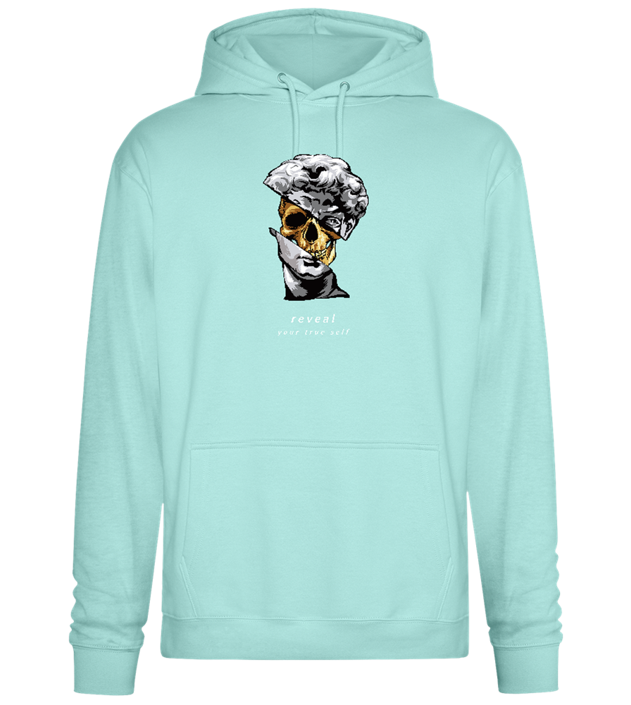 Reveal Your True Self Design - Premium Essential Unisex Hoodie_ARCTIC BLUE_front