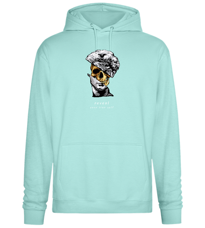 Reveal Your True Self Design - Premium Essential Unisex Hoodie_ARCTIC BLUE_front