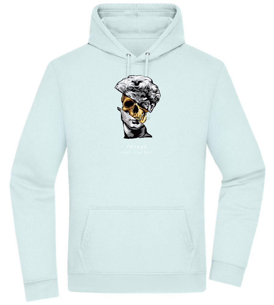 Reveal Your True Self Design - Premium Essential Unisex Hoodie_ARCTIC BLUE_front