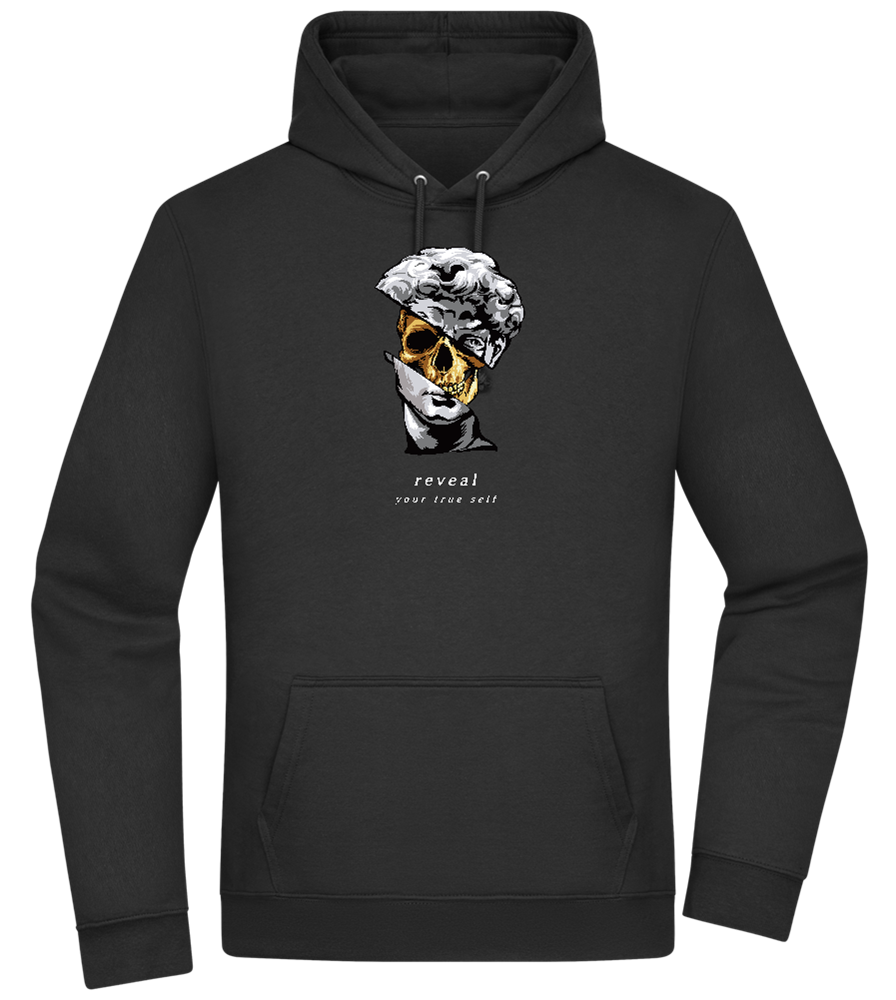 Reveal Your True Self Design - Premium Essential Unisex Hoodie_BLACK_front