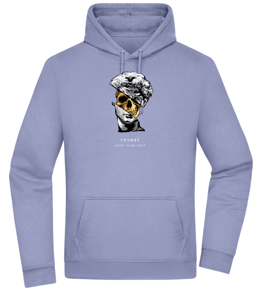 Reveal Your True Self Design - Premium Essential Unisex Hoodie_BLUE_front