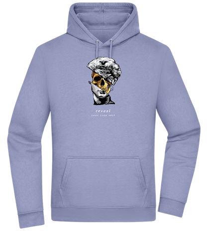 Reveal Your True Self Design - Premium Essential Unisex Hoodie_BLUE_front