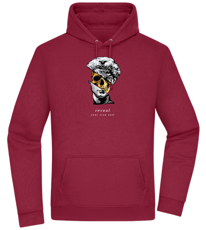 Reveal Your True Self Design - Premium Essential Unisex Hoodie_BORDEAUX_front