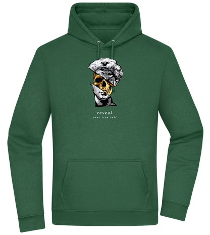 Reveal Your True Self Design - Premium Essential Unisex Hoodie_GREEN BOTTLE_front