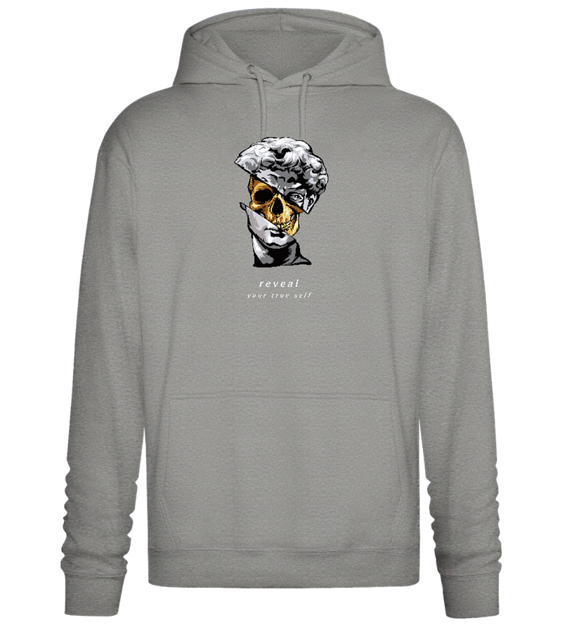 Reveal Your True Self Design - Premium Essential Unisex Hoodie_ORION GREY II_front