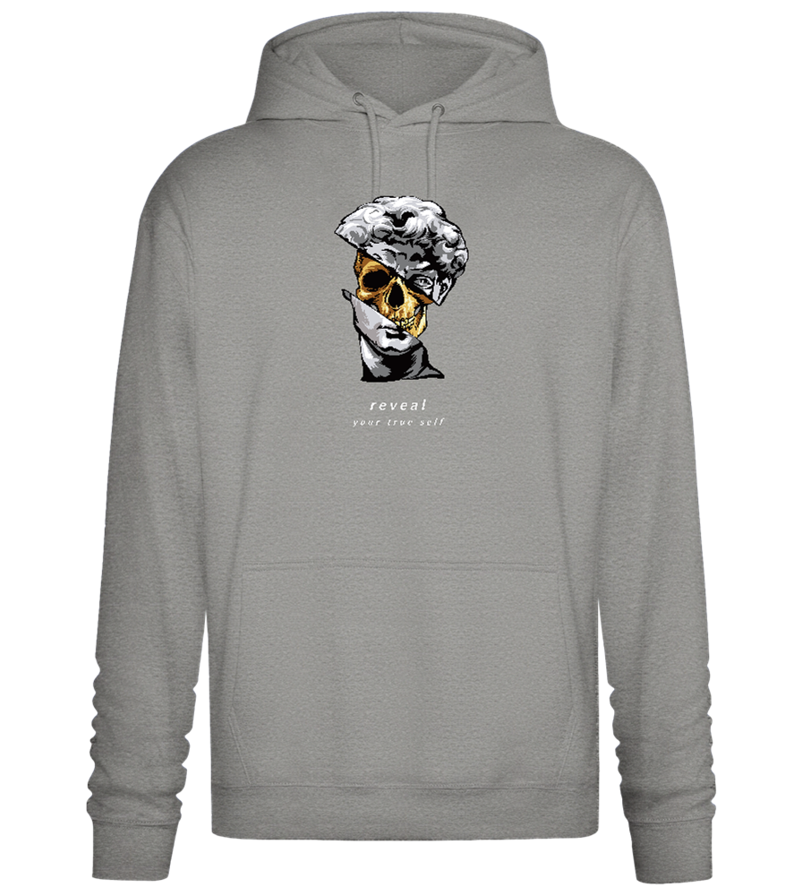 Reveal Your True Self Design - Premium Essential Unisex Hoodie_ORION GREY II_front