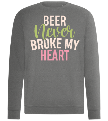 Never Broke My Heart Design - Comfort unisex sweater_ORION GREY II_front