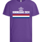 Kingsday Flag Design - Basic kids t-shirt_DARK PURPLE_front