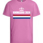 Kingsday Flag Design - Basic kids t-shirt_PINK ORCHID_front