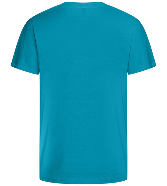 Kingsday Flag Design - Basic kids t-shirt_TURQUOISE_back