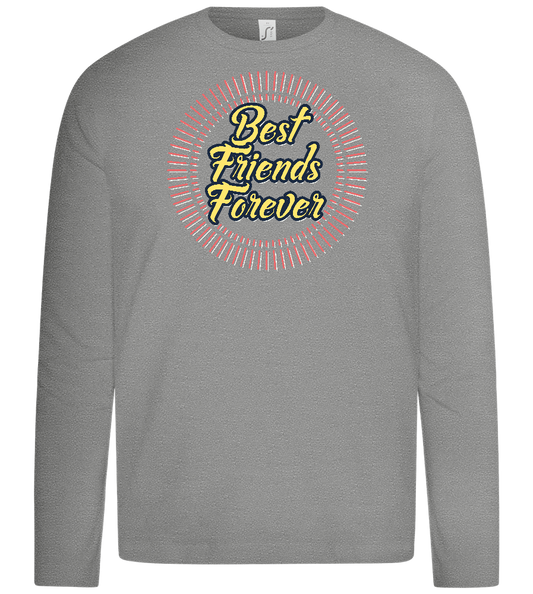 Best Friends Forever Design - Premium kids long sleeve t-shirt_ORION GREY_front