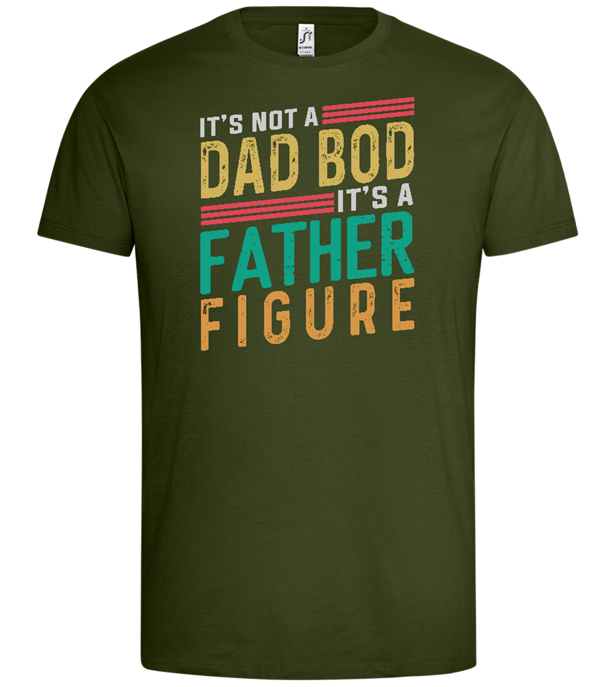 A Father Figure Design - Premium men's t-shirt_ARMY_front