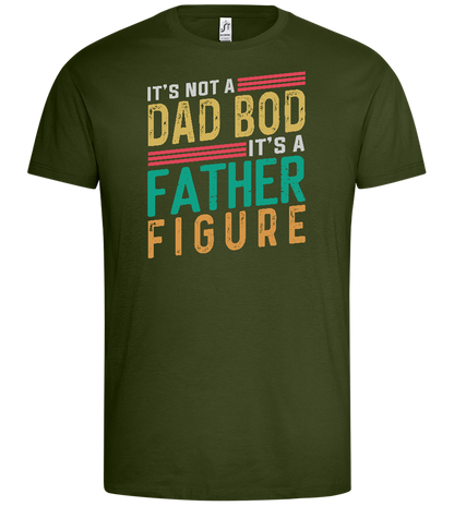 A Father Figure Design - Premium men's t-shirt_ARMY_front