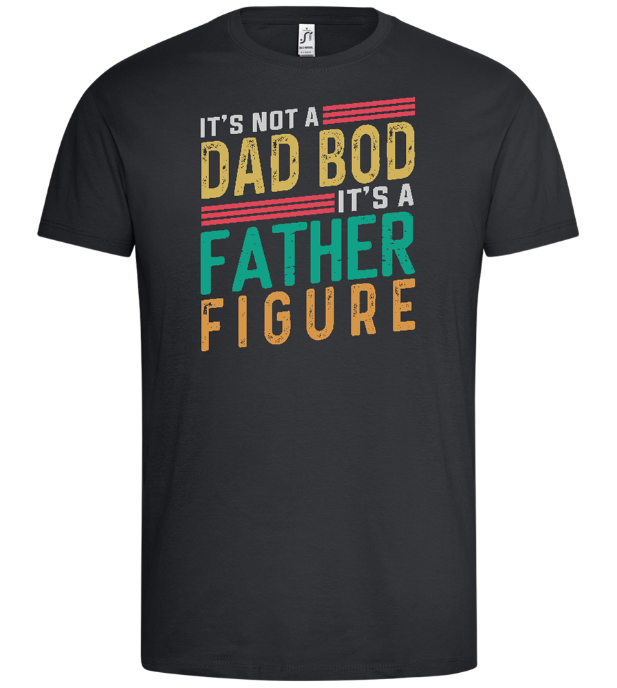 A Father Figure Design - Premium men's t-shirt_DARK GRAY_front