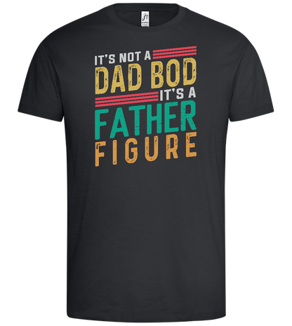 A Father Figure Design - Premium men's t-shirt_DARK GRAY_front