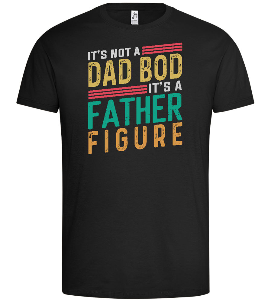 A Father Figure Design - Premium men's t-shirt_DEEP BLACK_front