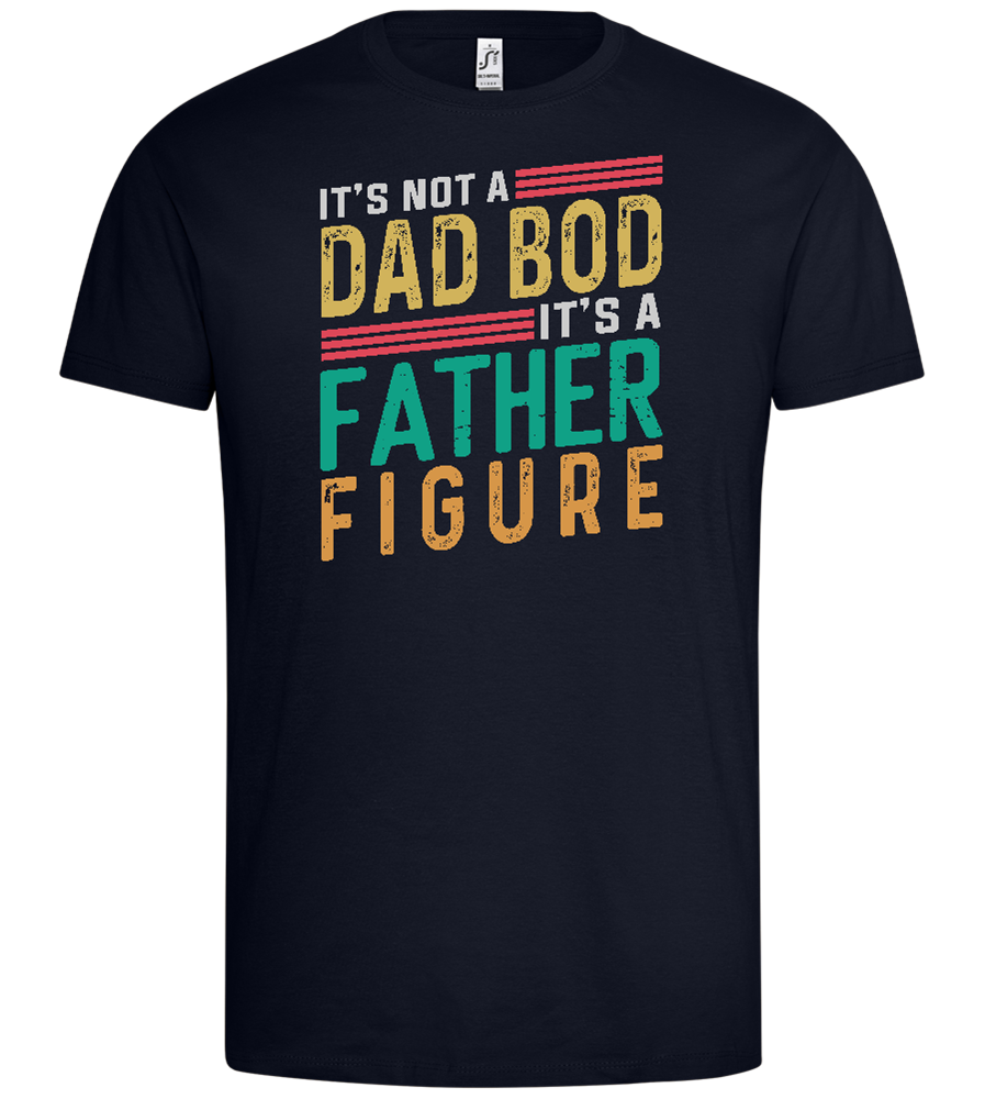 A Father Figure Design - Premium men's t-shirt_FRENCH NAVY_front