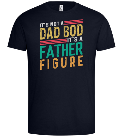 A Father Figure Design - Premium men's t-shirt_FRENCH NAVY_front