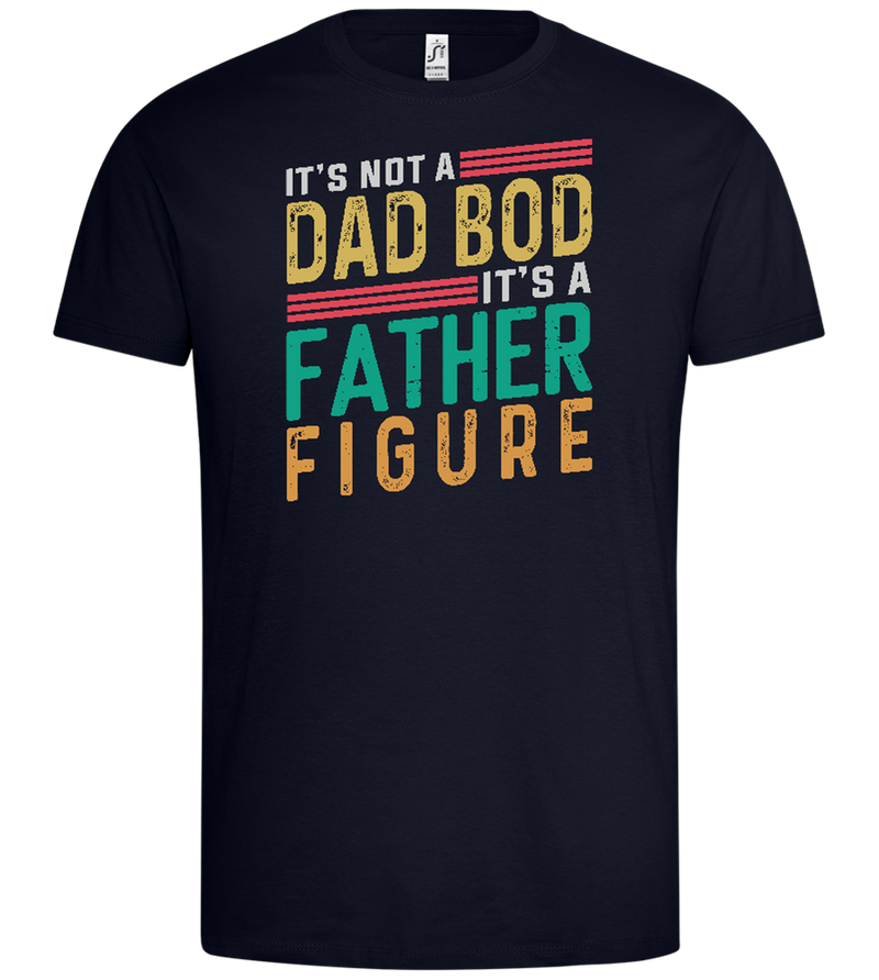 A Father Figure Design - Premium men's t-shirt_FRENCH NAVY_front