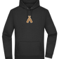 Two Beer Bottles Design - Premium Essential Unisex Hoodie_BLACK_front