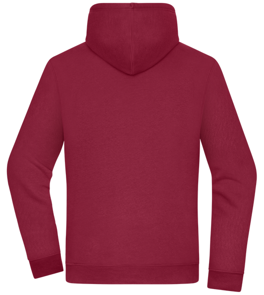 Two Beer Bottles Design - Premium Essential Unisex Hoodie_BORDEAUX_back