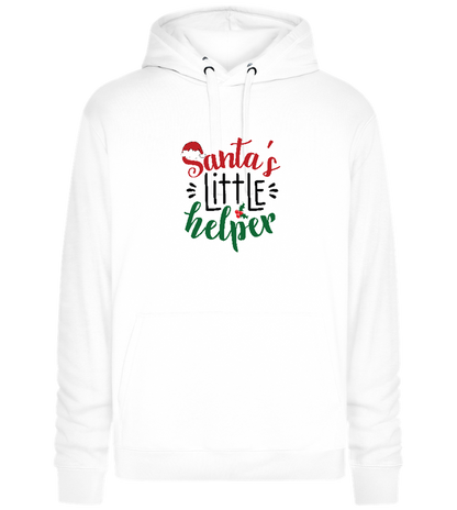 Santa's Helper Design - Premium unisex hoodie_WHITE_front