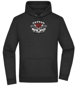 Tattoo Love Death Design - Premium Essential Unisex Hoodie