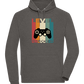 Level Unlocked Game Controller Design - Comfort unisex hoodie_CHARCOAL CHIN_front