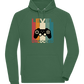 Level Unlocked Game Controller Design - Comfort unisex hoodie_GREEN BOTTLE_front