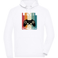 Level Unlocked Game Controller Design - Comfort unisex hoodie_WHITE_front