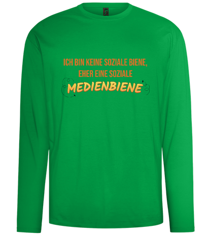 Social Media Design - Comfort men's long sleeve t-shirt_MEADOW GREEN_front