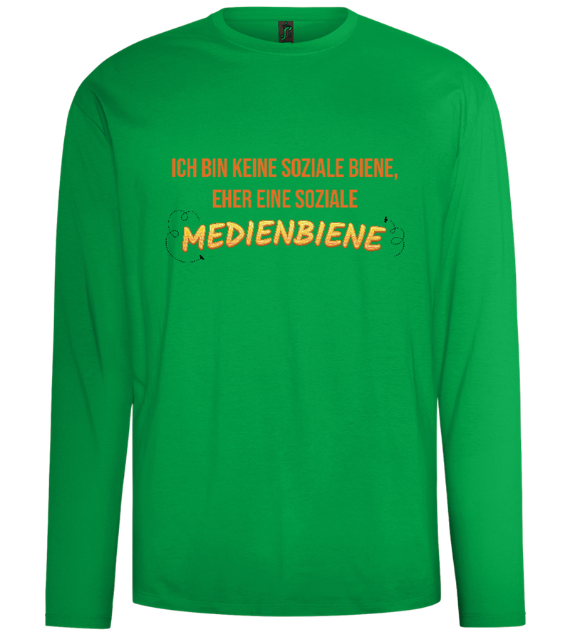 Social Media Design - Comfort men's long sleeve t-shirt_MEADOW GREEN_front