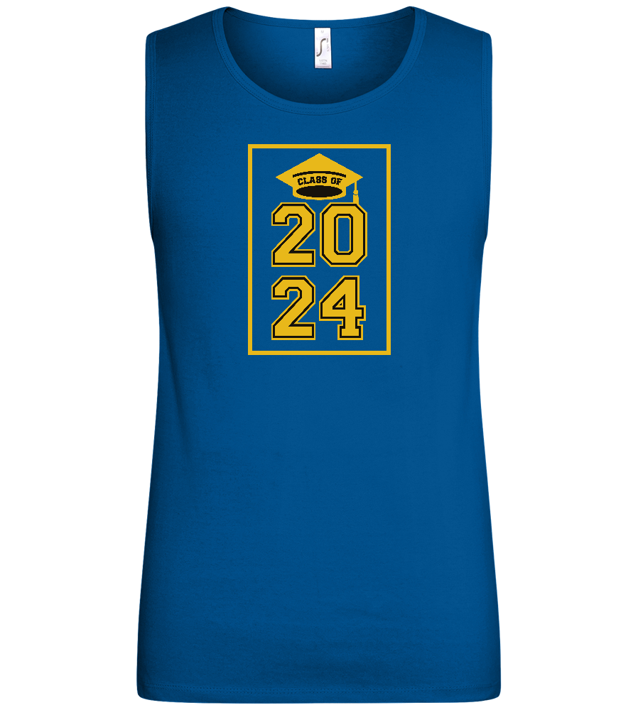 Class of '24 Design - Basic men's tank top_ROYAL_front