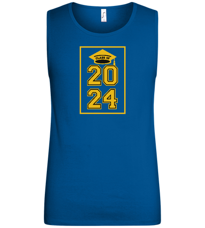 Class of '24 Design - Basic men's tank top_ROYAL_front