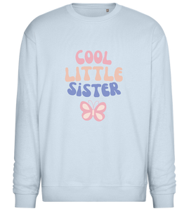 Cool Little Sister Butterfly Design - Comfort Essential Unisex Sweater